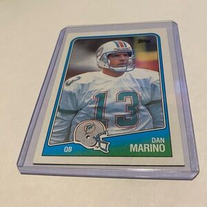 Dan Marino 1988 Topps Football Card #190 Vintage Collectible Miami Dolphins